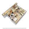 3D Furnished