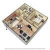 3D Furnished