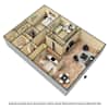 3D Furnished