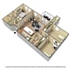 3D Furnished