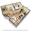 3D Furnished
