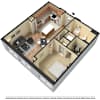 3D Furnished