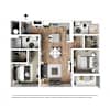 3D Furnished