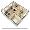 3D Furnished
