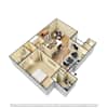 3D Furnished