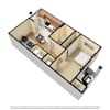 3D Furnished