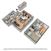 3D Furnished