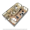3D Furnished