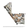 3D Furnished
