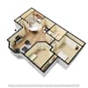 3D Furnished