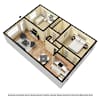 3D Furnished