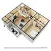 3D Furnished