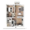 3D Furnished