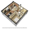 3D Furnished