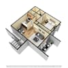 3D Furnished