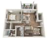 3D Furnished