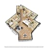 3D Furnished