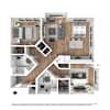 3D Furnished