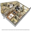 3D Furnished