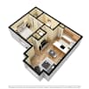 3D Furnished