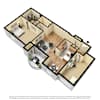 3D Furnished