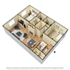 3D Furnished