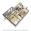 3D Furnished
