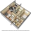 3D Furnished