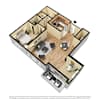 3D Furnished