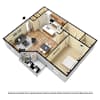 3D Furnished