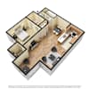 3D Furnished