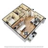 3D Furnished