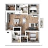 3D Furnished