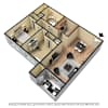 3D Furnished