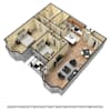 3D Furnished