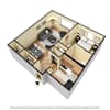 3D Furnished
