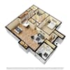 3D Furnished