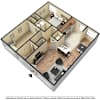 3D Furnished
