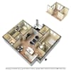 3D Furnished