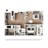 3D Furnished