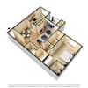 3D Furnished