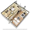 3D Furnished