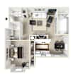 3D Furnished