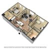 3D Furnished