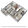 3D Furnished