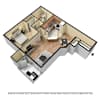 3D Furnished