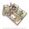 3D Furnished