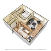 3D Furnished
