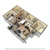 3D Furnished