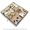 3D Furnished